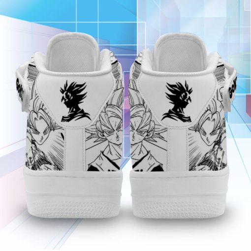 Goku Ultra Instinct Sneakers Air Force 1 Mid Dragon Ball Anime Shoes