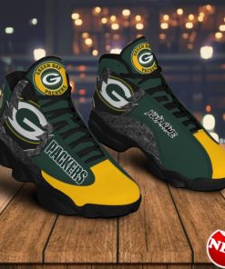 Green Bay Packers Air Jordan 13 Sneakers – Casual Shoes