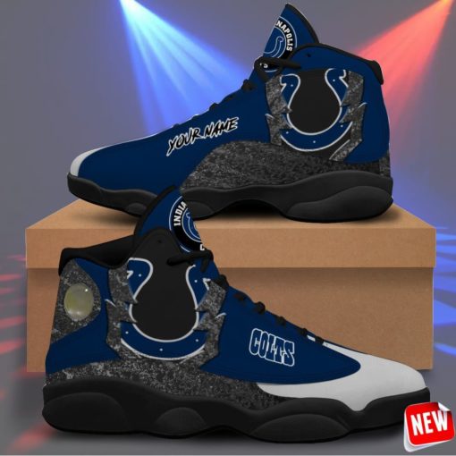 Indianapolis Colts Air Jordan 13 Sneakers Custom Name