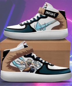 Inosuke Sneakers Air Force 1 Mid Custom Anime Demon Slayer Shoes