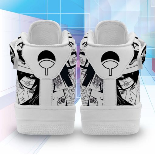 Itachi Uchiha Sneakers Air Force 1 Mid Custom Anime Shoes
