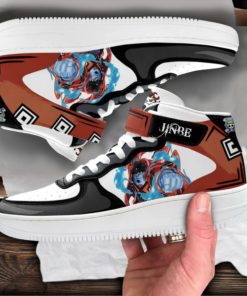 Jinbe Sneakers Air Force 1 Mid Custom One Piece Anime Shoes