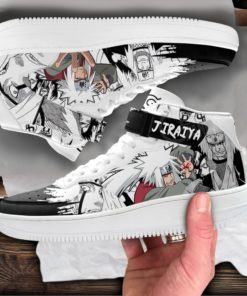 Jiraiya Sneakers Air Mid Custom Anime Shoes