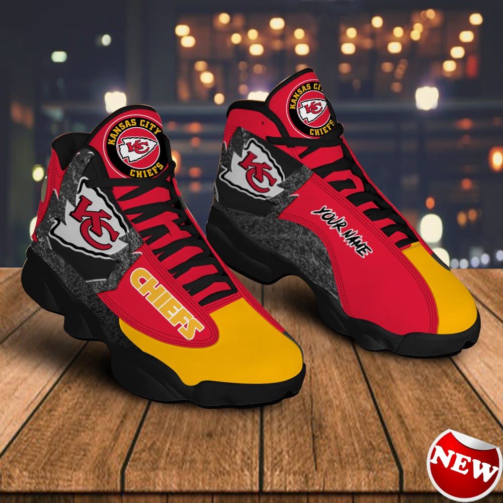 Kansas City Chiefs Air Jordan 13 Sneakers - Casual Shoes