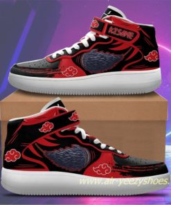 Kisame Sword Sneakers Mid Air Force 1 Custom Anime Akatsuki Shoes