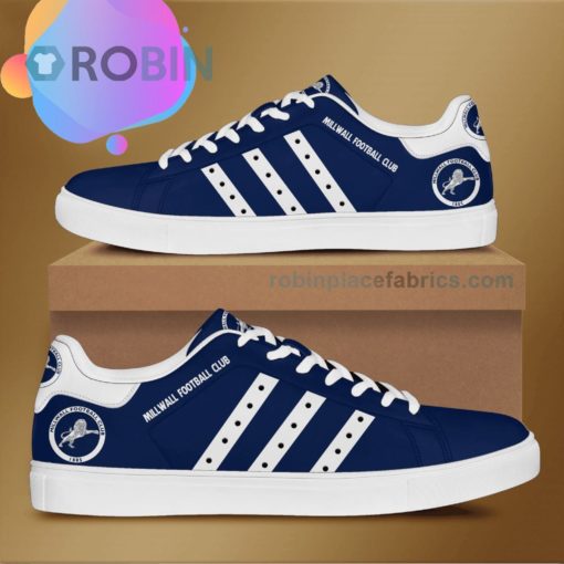 Millwall Football Club Low Top Casual Skate Shoes - Stan Smith Sneaker