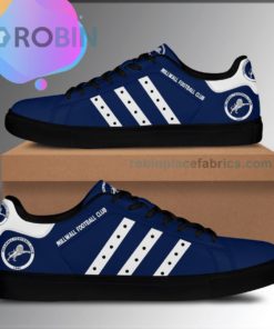 Millwall Football Club Low Top Casual Skate Shoes - Stan Smith Sneaker