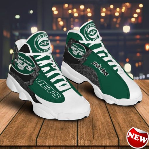 New York Jets Air Jordan 13 Sneakers – Casual Shoes