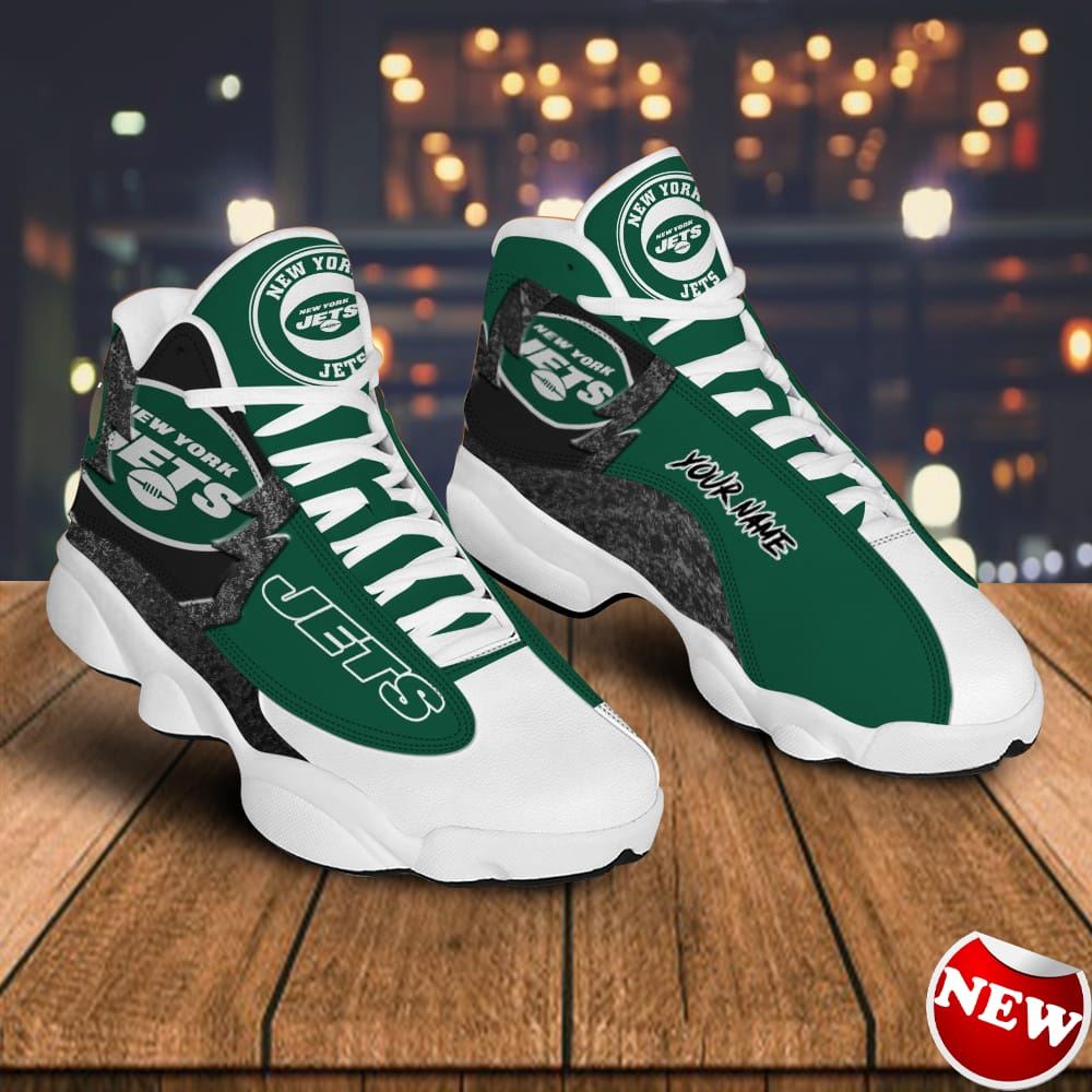 New York Jets Air Jordan 13 Sneakers - Casual Shoes