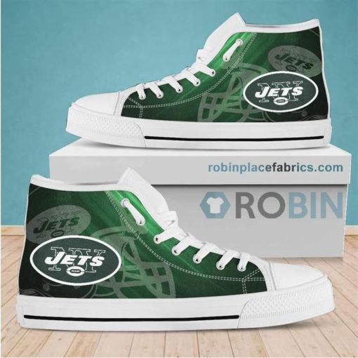 New York Jets Canvas Sneaker Top Shoes