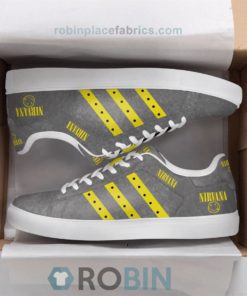 Nirvana Rock Band Low Top Casual Skate Shoes - Stan Smith Sneaker