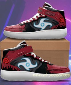 Naruto Uzumaki Sage Mode Skill Sneakers Mid Air Force 1 Custom Anime Casual Shoes