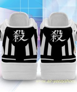 Obanai Sneakers Mid Air Force 1 Custom Anime Demon Slayer Shoes
