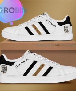 Paok Fc Leather Low Top Casual Sneaker