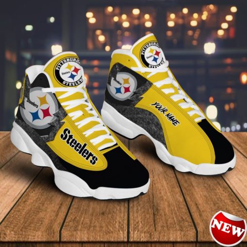 Pittsburgh Steelers Air Jordan 13 Sneakers Custom Name