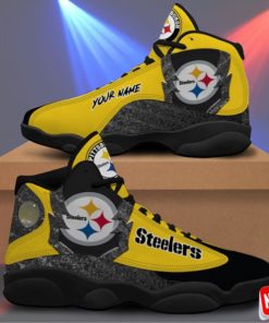 Pittsburgh Steelers Air Jordan 13 Sneakers Custom Name