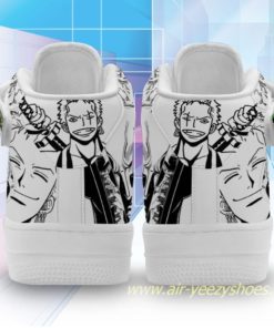 Roronoa Zoro Sneakers Mid Air Force 1 Custom One Piece Anime Casual Shoes
