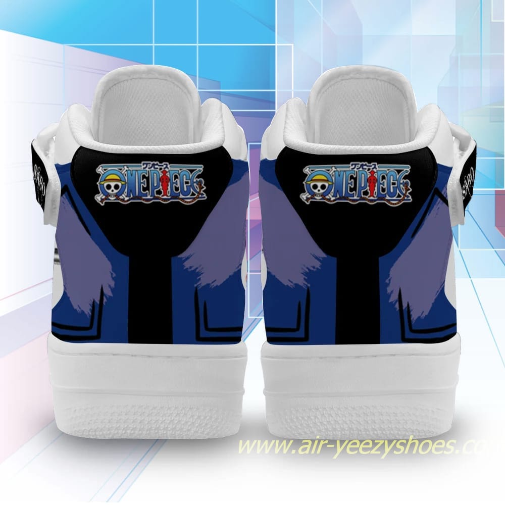 Sabo Sneakers Mid Air Force 1 One Piece Anime Casual Shoes