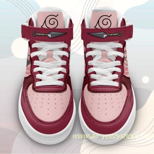 Sakura Haruno Sneakers Mid Air Force 1 Custom Anime Casual Shoes