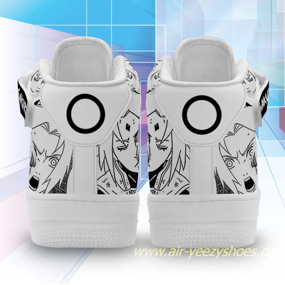 Sakura Haruno Sneakers Mid Air Force 1 Shoes
