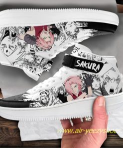 Sakura Haruno Sneakers Mid Air Force 1 Shoes