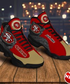 San Francisco 49ers Air Jordan 13 Sneakers Custom Name