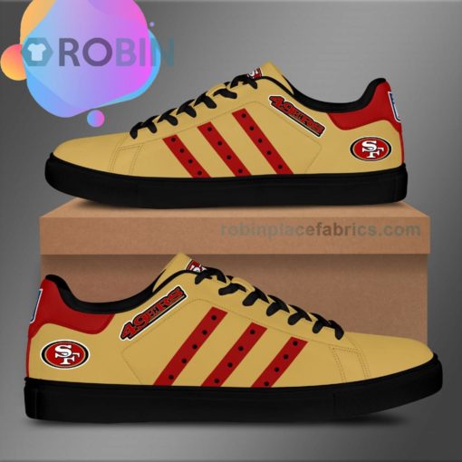 San Francisco 49ers Leather Low Top Casual Sneaker