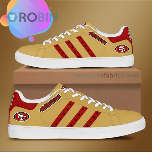 San Francisco 49ers Leather Low Top Casual Sneaker