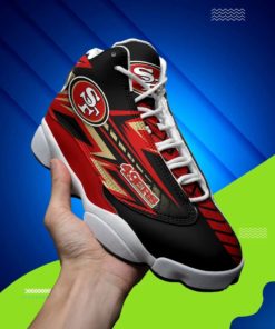 San Francisco 49ers NFL Air Jordan 13 Sneakers