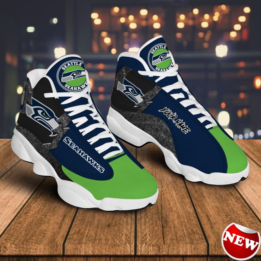 Seattle Seahawks Air Jordan 13 Sneakers - Casual Shoes