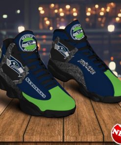 Seattle Seahawks Air Jordan 13 Sneakers – Casual Shoes