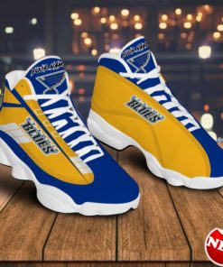 St Louis Blues Custom Name Air Jordan 13 Sneakers