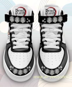 Tengen Uzui Sneakers Mid Air Force 1 Custom Anime Demon Slayer Shoes