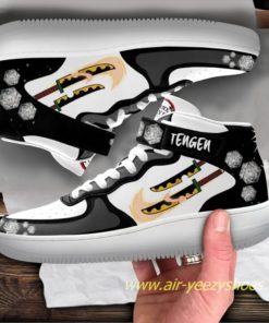 Tengen Uzui Sneakers Mid Air Force 1 Custom Anime Demon Slayer Shoes