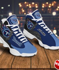 Tennessee Titans Air Jordan 13 Sneakers Custom Name