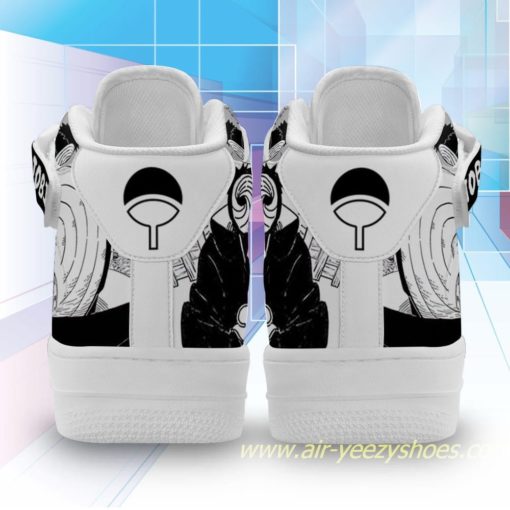 Tobi Sneakers Mid Air Force 1 Custom Anime Casual Shoes