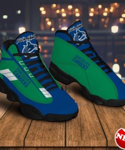 Vancouver Canucks Custom Name Air Jordan 13 Sneakers