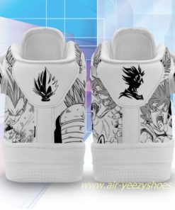 Vegeta Blue Goku God Sneakers Mid Air Force 1 Dragon Ball Shoes