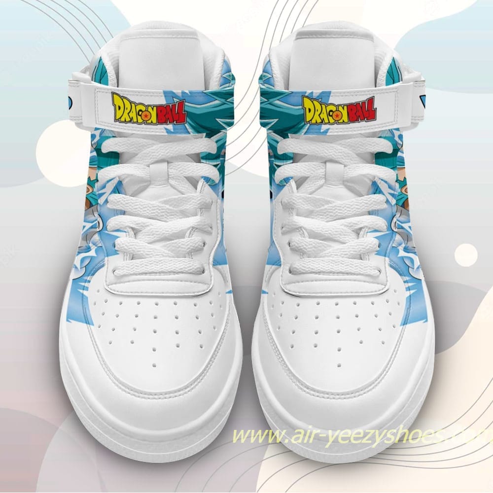 Vegito Sneakers Mid Air Force 1 Custom Dragon Ball Anime Casual Shoes