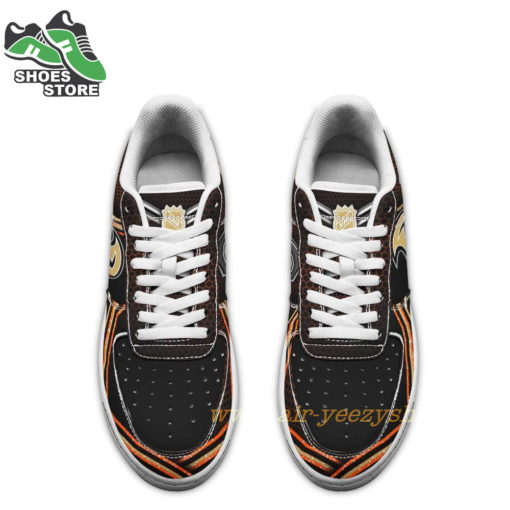 Anaheim Ducks Team Air Sneakers  – Custom Air Force 1 Shoes RBAF110