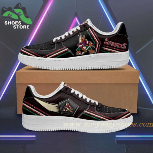 Arizona Coyotes Team Air Sneakers  – Custom Air Force 1 Shoes RBAF112