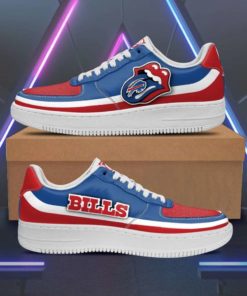 Buffalo Bills x Rolling Stones Lips Custom Sneakers