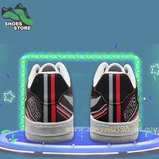 Carolina Hurricanes Team Air Sneakers  – Custom Air Force 1 Shoes RBAF119