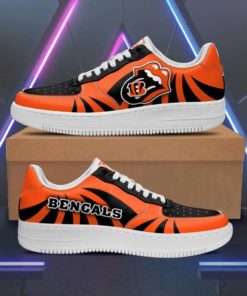 Cincinnati Bengals x Rolling Stones Lips Custom Sneakers