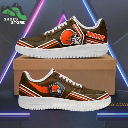 Cleveland Browns Team Air Sneakers  – Custom Air Force 1 Shoes RBAF124