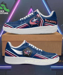 Columbus Blue Jackets Team Air Sneakers - Custom Air Force 1 Shoes RBAF125