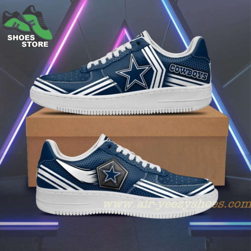 Dallas Cowboys Team Air Sneakers  – Custom Air Force 1 Shoes RBAF126