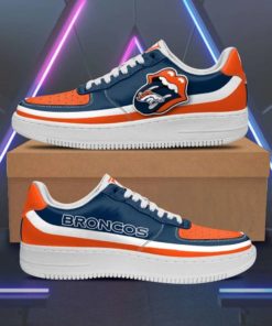 Denver Broncos x Rolling Stones Lips Custom Sneakers