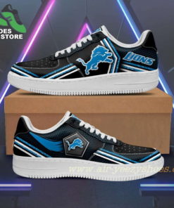 Detroit Lions Team Air Sneakers - Custom Air Force 1 Shoes RBAF129