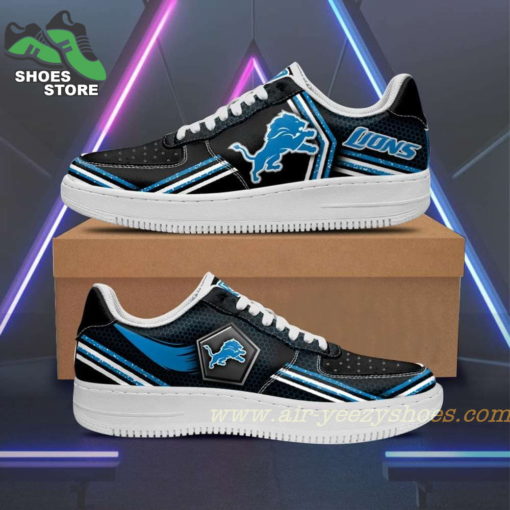 Detroit Lions Team Air Sneakers  – Custom Air Force 1 Shoes RBAF129